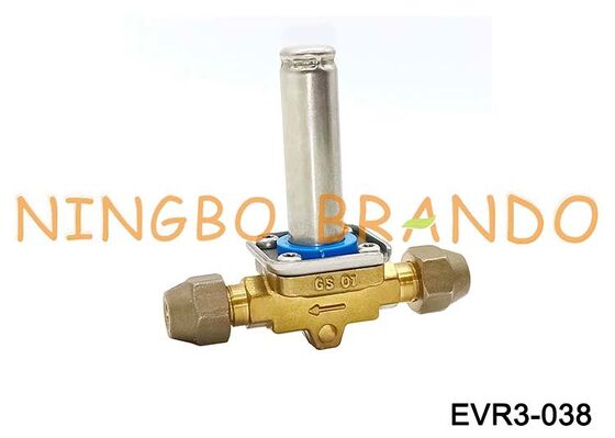 ソレノイド バルブ Danfoss タイプ EVR 3 NC フレア 3/8 インチ SAE 032F8116