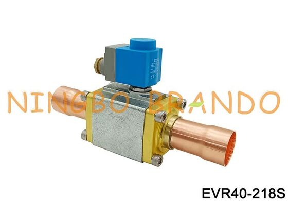 Danfoss タイプ EVR 40 2 1/8 インチ ソレノイド バルブ はんだ 032L1112