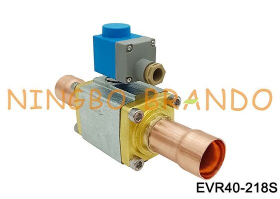 Danfoss タイプ EVR 40 2 1/8 インチ ソレノイド バルブ はんだ 032L1112