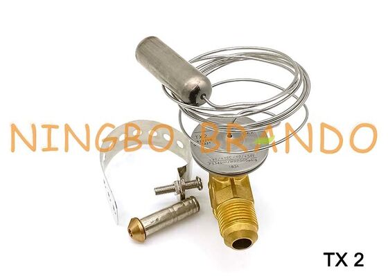 Danfoss タイプ 068Z3206 TX2 サーモスタット膨張バルブ 3/8 インチ x 1/2 インチ フレア