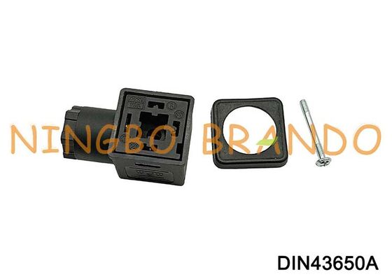 DIN43650A ソレノイド コイル コネクタ 18mm 3 ピン DIN 43650 タイプ A