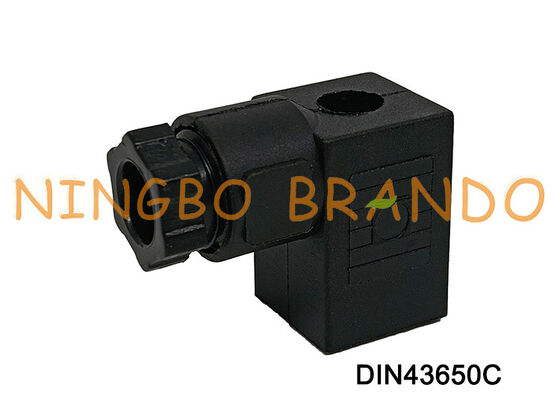 ソレノイド バルブ コイル コネクタ DIN43650 C MPM 黒 DIN 43650 タイプ C