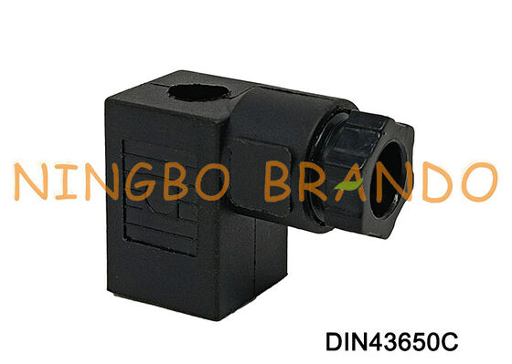 ソレノイド バルブ コイル コネクタ DIN43650 C MPM 黒 DIN 43650 タイプ C