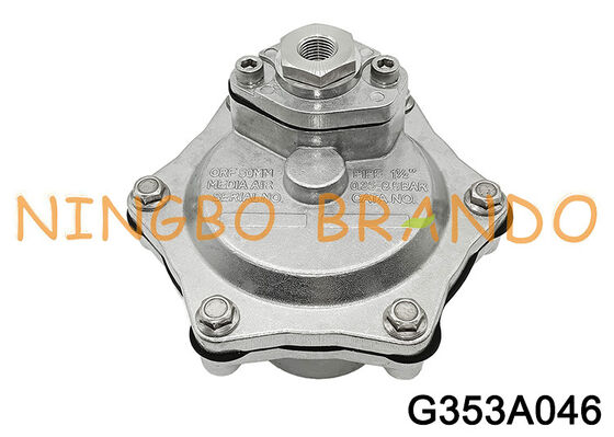 ASCO タイプ G353A046 1 1/2 インチ エアコントロール リモート パイロット ダブル ダイヤフラム バルブ