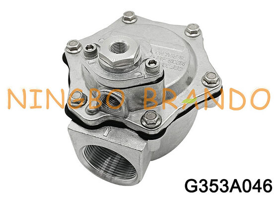 ASCO タイプ G353A046 1 1/2 インチ エアコントロール リモート パイロット ダブル ダイヤフラム バルブ