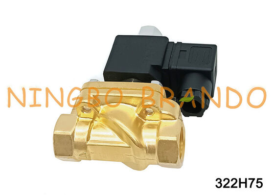 ノーマルオープンソレノイドバルブ 322H75 G1/2'' 40 bar DC24V AC220V