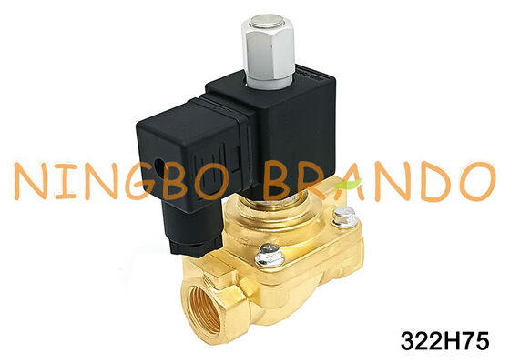 ノーマルオープンソレノイドバルブ 322H75 G1/2'' 40 bar DC24V AC220V