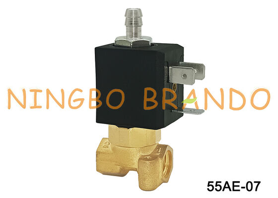 3-Way 1/8'' Coffee Machine Solenoid Valve Brass Valve