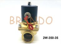 水空気の電磁弁AC 220V 1.25インチの糸の関係2W-350-35