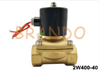 G1-1/2インチ真鍮水オイル弁のAC220V/DC24常態の終わりの電磁弁2W400-40