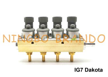 LPG CNGのための柵のタイプIG7ダコタのナバホー人の注入器の柵2のオーム4シリンダー アルミニウム ボディ