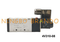 BSP 1/4&quot; 4V310-08 AirTACのタイプ空気の電磁弁5/2の方法単一のソレノイドDC12V DC24V