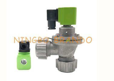 AC110V DC12V 3/4"インチDN20 DMF-ZM-20の直角のアルミ合金ボディ制御電磁弁