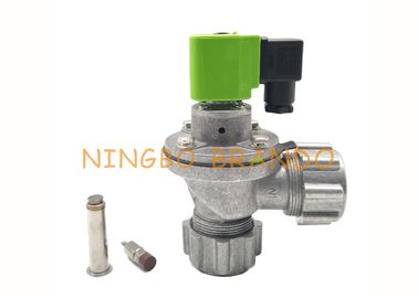 AC110V DC12V 3/4"インチDN20 DMF-ZM-20の直角のアルミ合金ボディ制御電磁弁