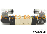 4V230C-08 Airtacのタイプ空気の電磁弁1/4&quot; 5方法3位置24V