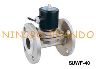 SUWF-40 1 1/2の」フランジのタイプ ステンレス鋼の電磁弁24VDC 220VAC