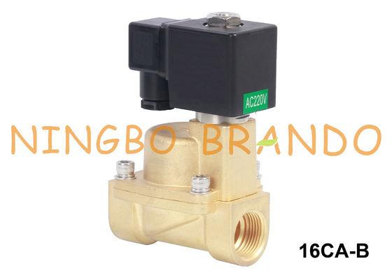 3/8&quot; 1/2」3/4&quot; 1&quot;熱湯および蒸気の真鍮の電磁弁24V 220V