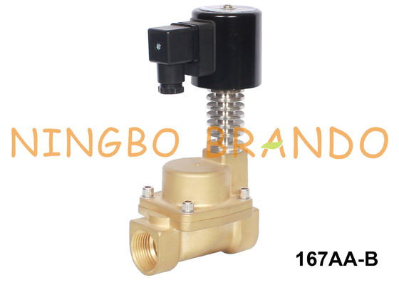 3/8&quot; 1/2」3/4&quot; 1&quot;熱湯の真鍮の電磁弁12V 24V 110V 220V