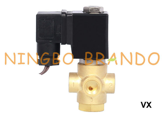 3つの方法普遍的な真鍮の電磁弁1/8&quot; 1/4&quot; 12V 24V 110V 120V 220V 230V