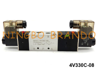 4V330C-08 Airtacのタイプ空気の電磁弁5の方法3位置24VDC