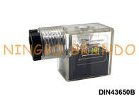 LED DIN 43650の形態Bが付いているDIN43650B IP65 MPMのソレノイドのコイルのコネクター