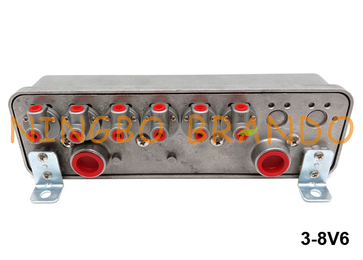 3-8V6 Goyenのタイプ ソレノイドの試験弁のエンクロージャ12V 24V DC 110V 220V AC