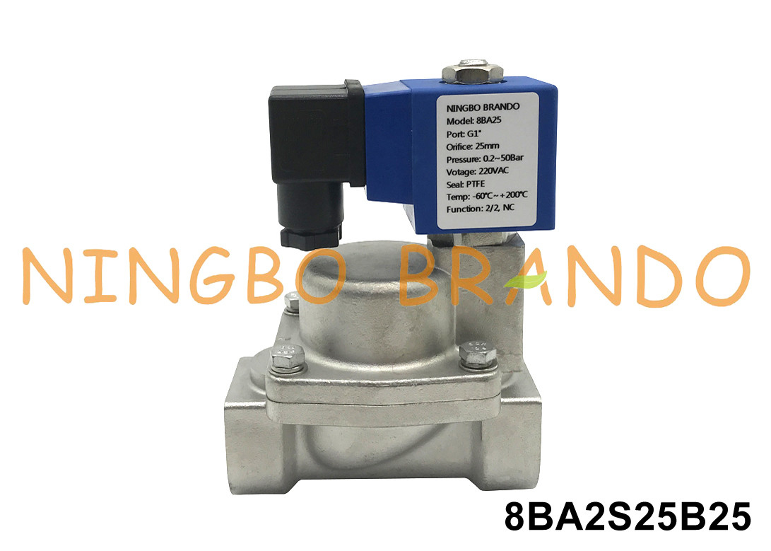 1'' 高圧水気電磁弁 10 MPa 12V 24V 12 MPa 110V 220V