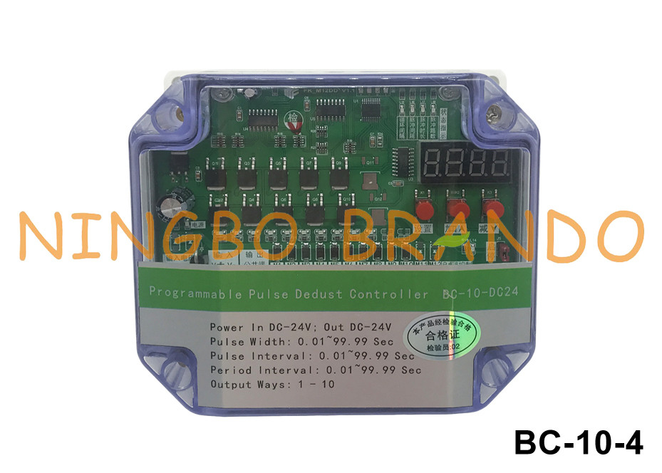 24VDC 入力 24VDC 出力 10 列 塵収集器用のパルスバルブ制御器