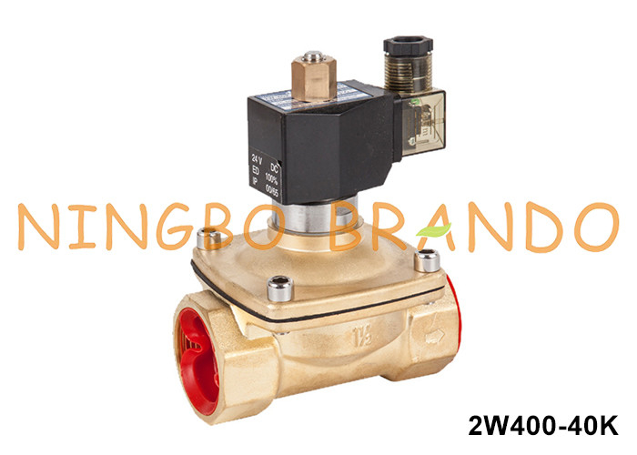 1.5'' 2方向 通常開いた青銅水電磁弁 AC220V AC110V DC24V DC12V