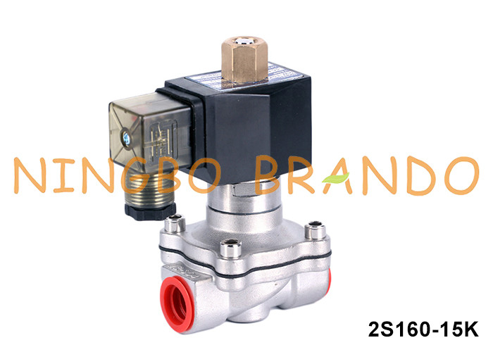 1/2'' 2 Way 通常オープンウォーターステンレス鋼電磁弁 220V 110V 24V 12V