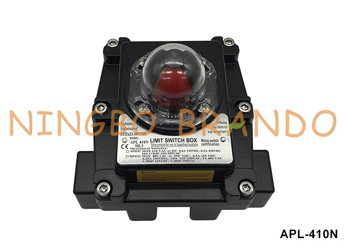 APL-410N 爆破防止制限スイッチボックス ボールバルブ用バルブ位置指示器