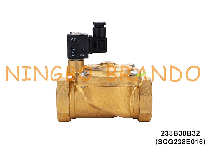 SCG238E016 1-1/4' ASCO型水型ブラス電磁弁 24VDC 110VAC 220VAC