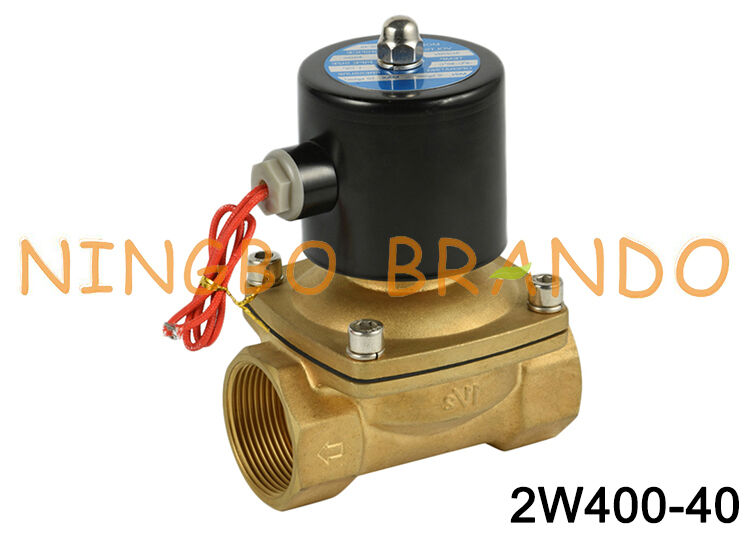 2W400-40 1-1/2' 2/2 Way 通常閉じた水電磁弁 24VDC