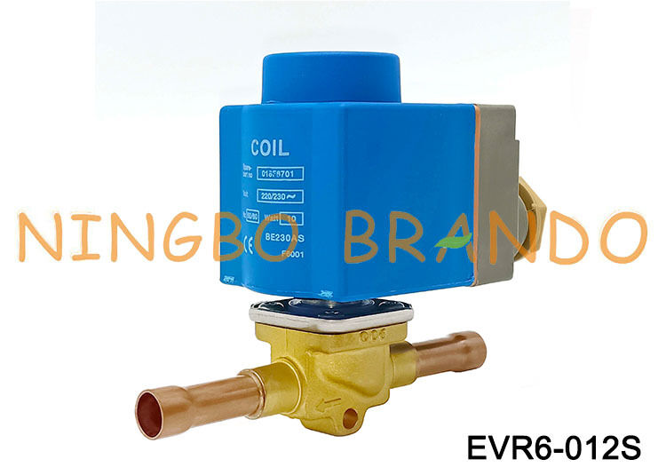 Danfoss タイプ 032L1209 ソレノイドバルブ 1/2 インチ ODF EVR6 24V 110V 220V
