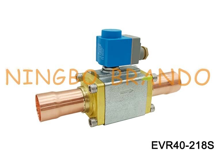 Danfoss タイプ EVR 40 2 1/8 インチ ソレノイド バルブ はんだ 032L1112