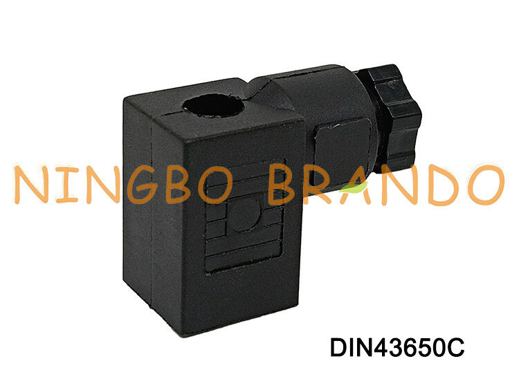 ソレノイド バルブ コイル コネクタ DIN43650 C MPM 黒 DIN 43650 タイプ C