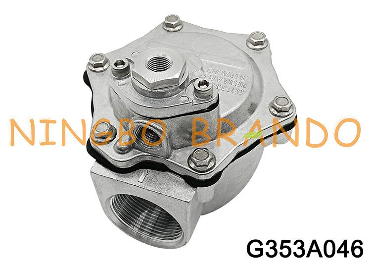 ASCO タイプ G353A046 1 1/2 インチ エアコントロール リモート パイロット ダブル ダイヤフラム バルブ