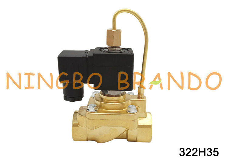 G1/2 インチ常開電磁弁 40bar パーカー タイプ 322H35 AC220V