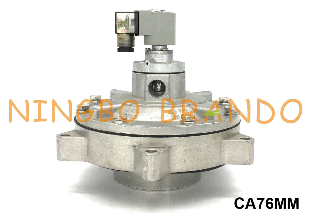 CA76MM Baghouse 24VDC 220VACのための3インチのGoyenのタイプ集じん器の脈拍のジェット機弁
