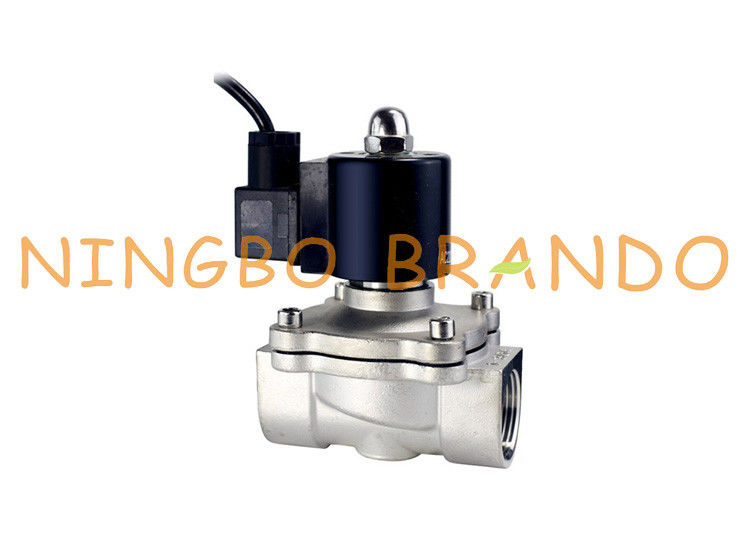 1&quot; 1 1/4&quot;ダンスの噴水のステンレス鋼の電磁弁IP68は220VAC 24VDCを防水します