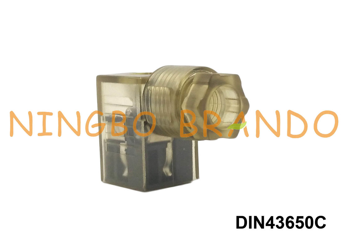 DIN 43650のタイプC DIN43650Cの電磁弁のコイルのコネクター24VDC