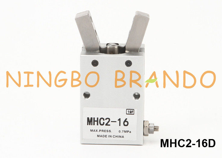 SMCのタイプMHC2-16D 2指の角度の空気グリッパーの空気シリンダー