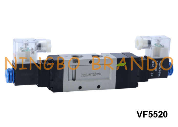 VF5520 SMCのタイプ空気の電磁弁5の方法3位置24V 220V