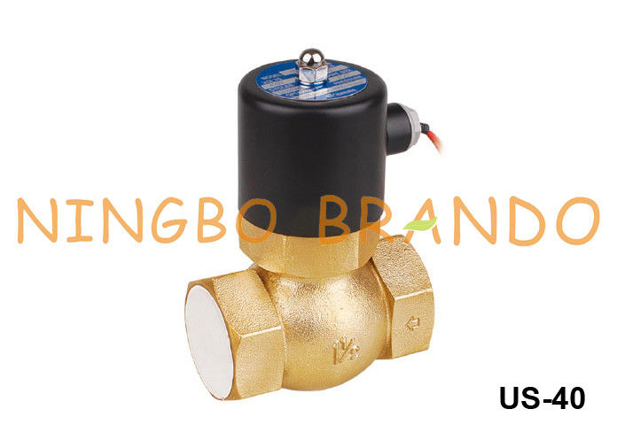 2L-40 US-40 Uni-Dのタイプ蒸気の真鍮の電磁弁1 1/2」24V 220V