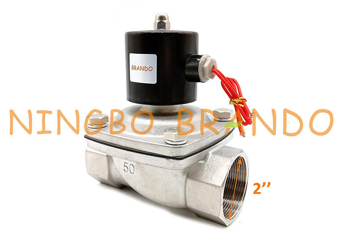 2S500-50 SUW-50 2/2の方法NC 2&quot;フロー制御SS304の電磁弁