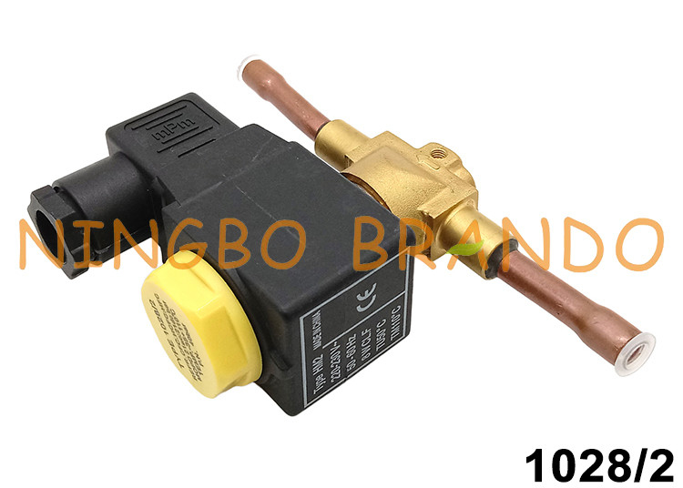 Castelのタイプ1028/2 1/4&quot;はんだHM2の電磁弁AC220V DC24V