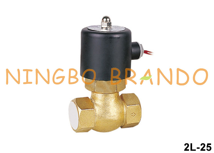 2L-25 US-25 1&quot; DN25蒸気24V 220Vのための真鍮の電磁弁