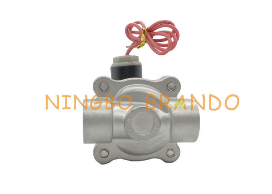Electric Solenoid Valve 2S160-15 G1/2" Normally Closed Stainless Steel Electric Solenoid Valve For Water Air