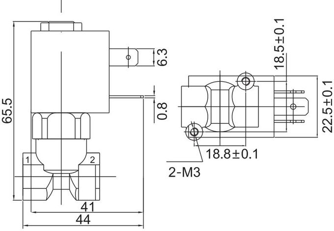 電子蒸気鉄の洗剤12V 24V 110V 220V 1のための5503 CEMEのタイプ真鍮の電磁弁