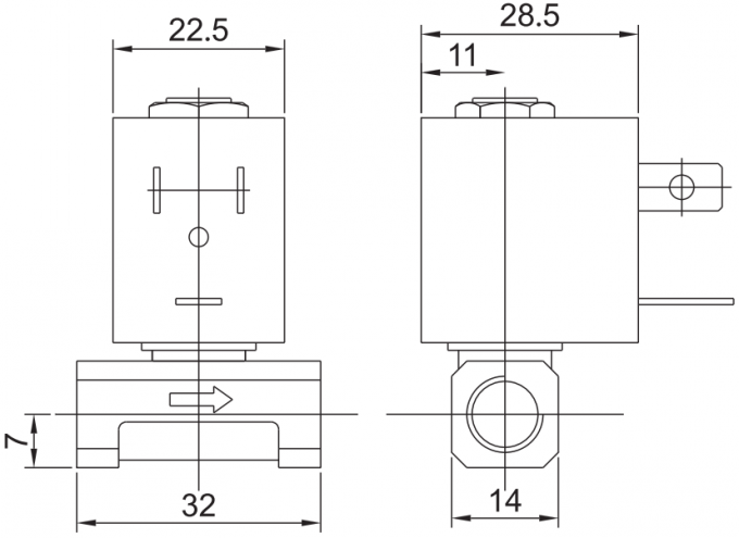 電子蒸気鉄の洗剤12V 24V 110V 220V 0のための5503 CEMEのタイプ真鍮の電磁弁
